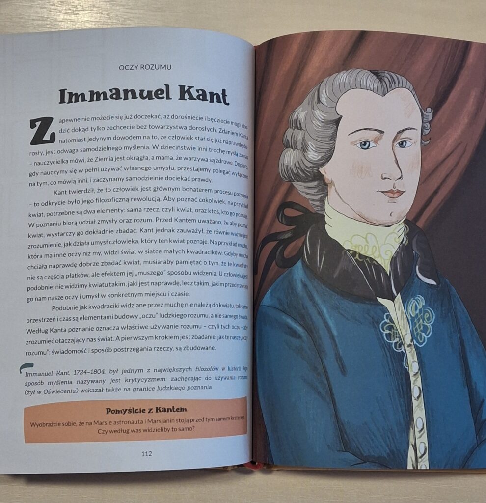 Postacie filozofów opisane w książce