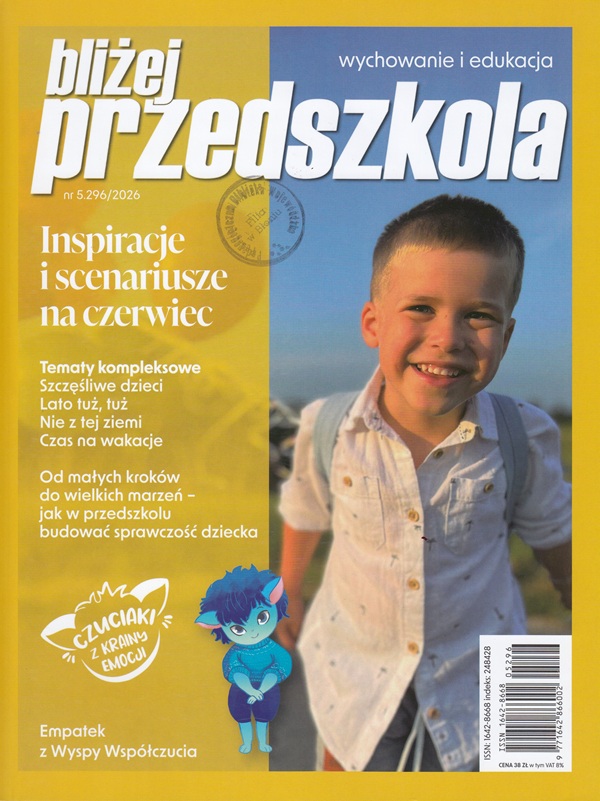 Okładka miesięcznika Bliżej Przedszkola