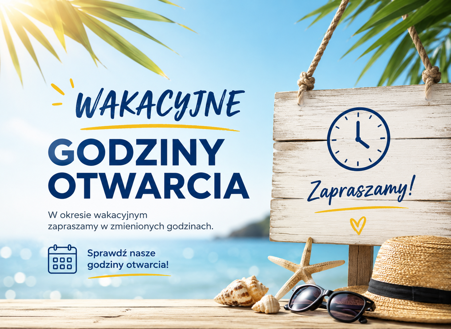wakacyjne godziny otwarcia